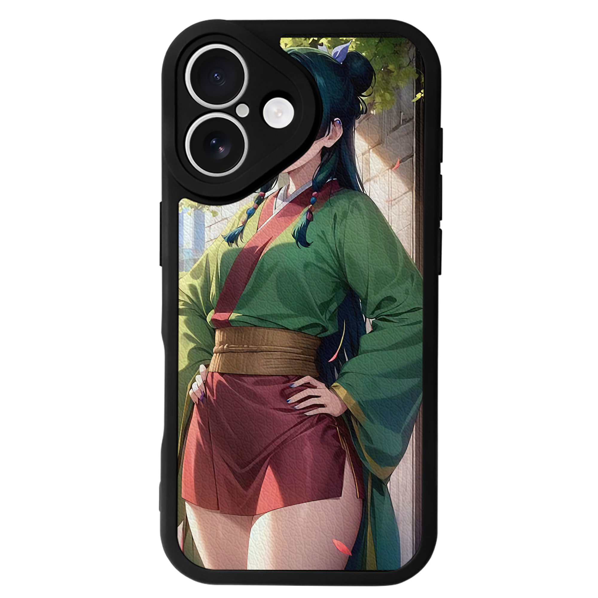 （画像用） 薬屋のひとりごと The Apothecary Diaries 【iPhone 16シリーズ対応】シリコンスマホケース（レザー調） 材質：シリコン